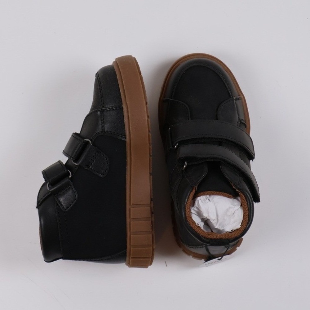 Jumping Beans Steffano High Top Sneakers Black Gum Sole 8T NEW